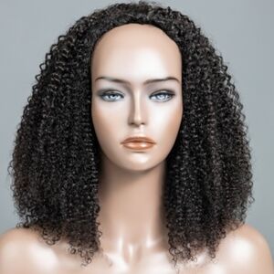 HERGIVENHAIR 18 Inches 3 In 1 Curly 3B/3C HALF Wig